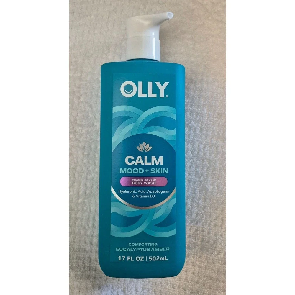 Olly CALM Body Wash Mood + Skin Vitamin Infused Comforting l7 Fl Oz